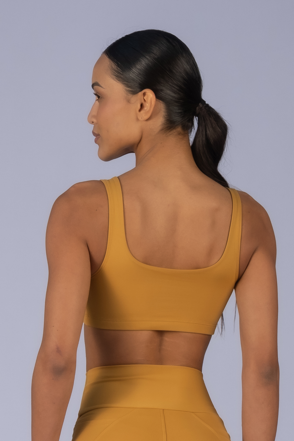 High-Support Top – Mustard Yellow Golden Sand