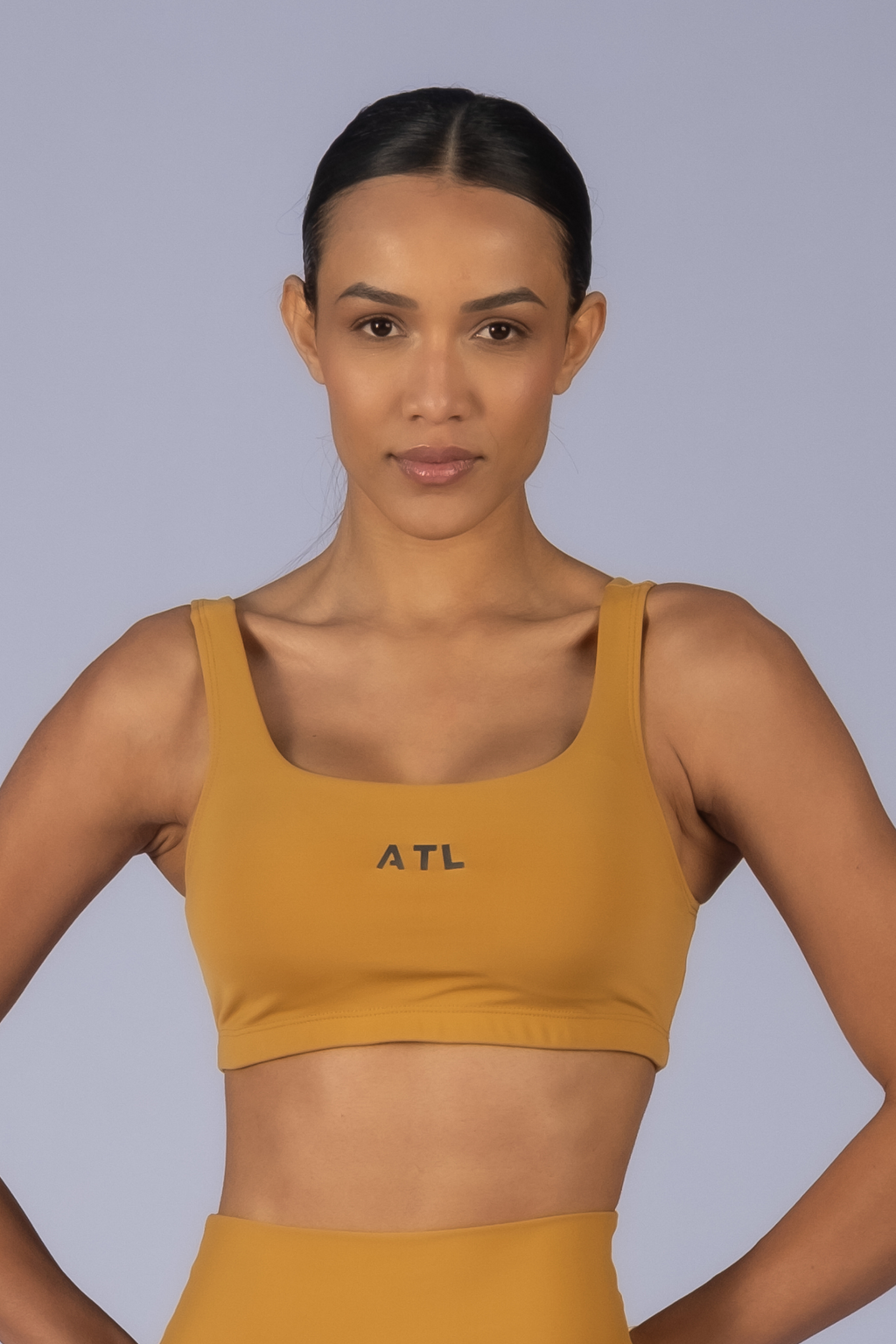 High-Support Top – Mustard Yellow Golden Sand