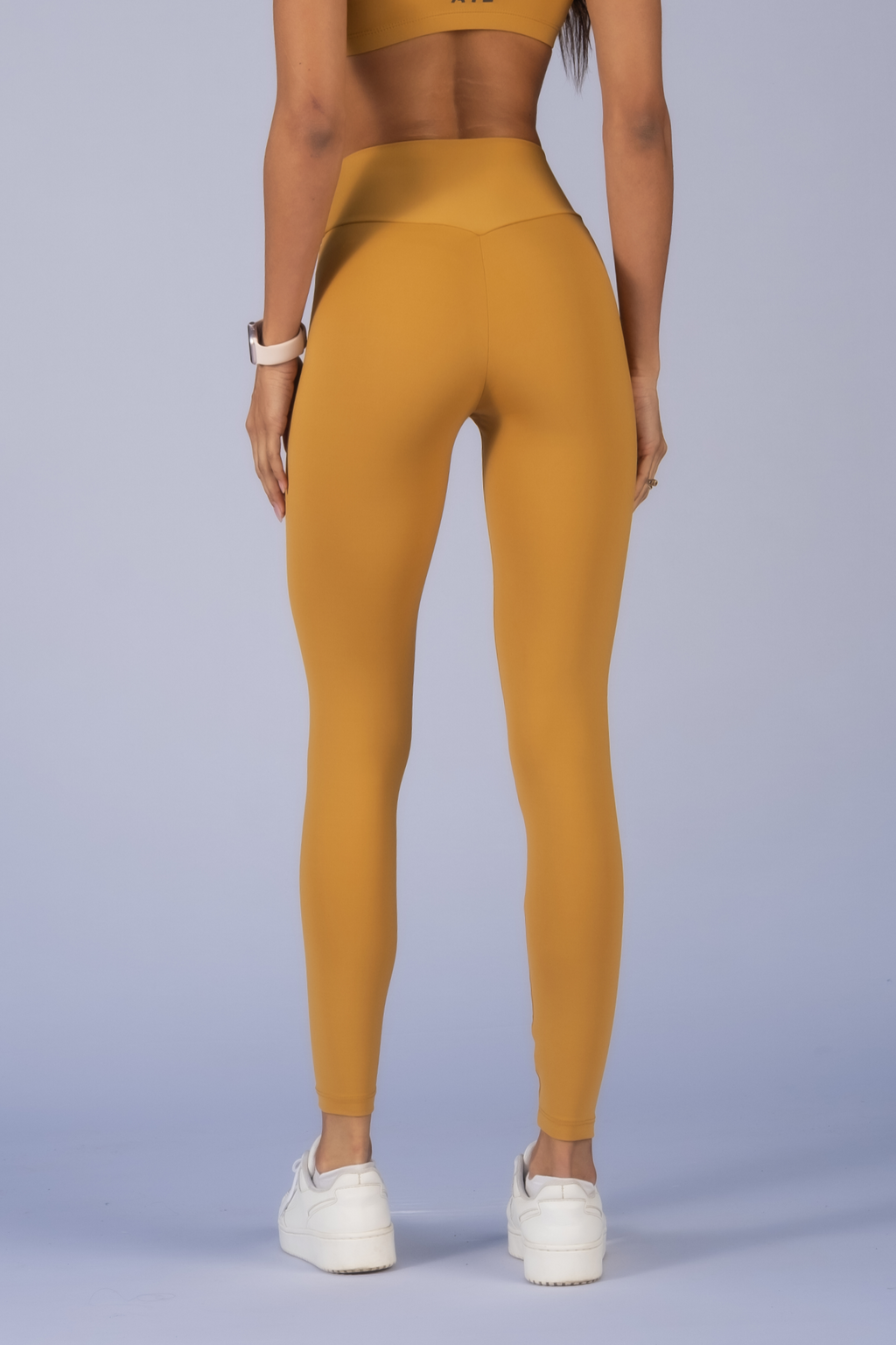 Butt-Lifting Leggings – Mustard Yellow Golden Sand