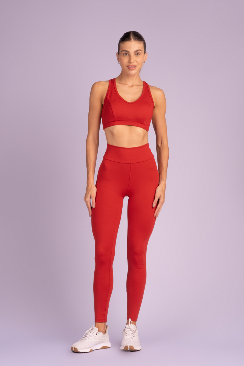 Basic Leggings – Red Brazilian Flame