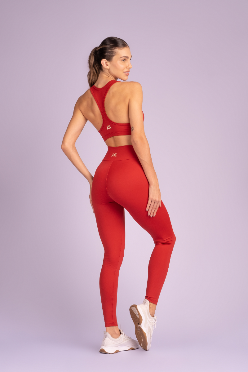 Racerback Top - Red Brazilian Flame