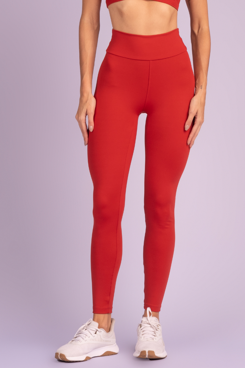 Basic Leggings – Red Brazilian Flame