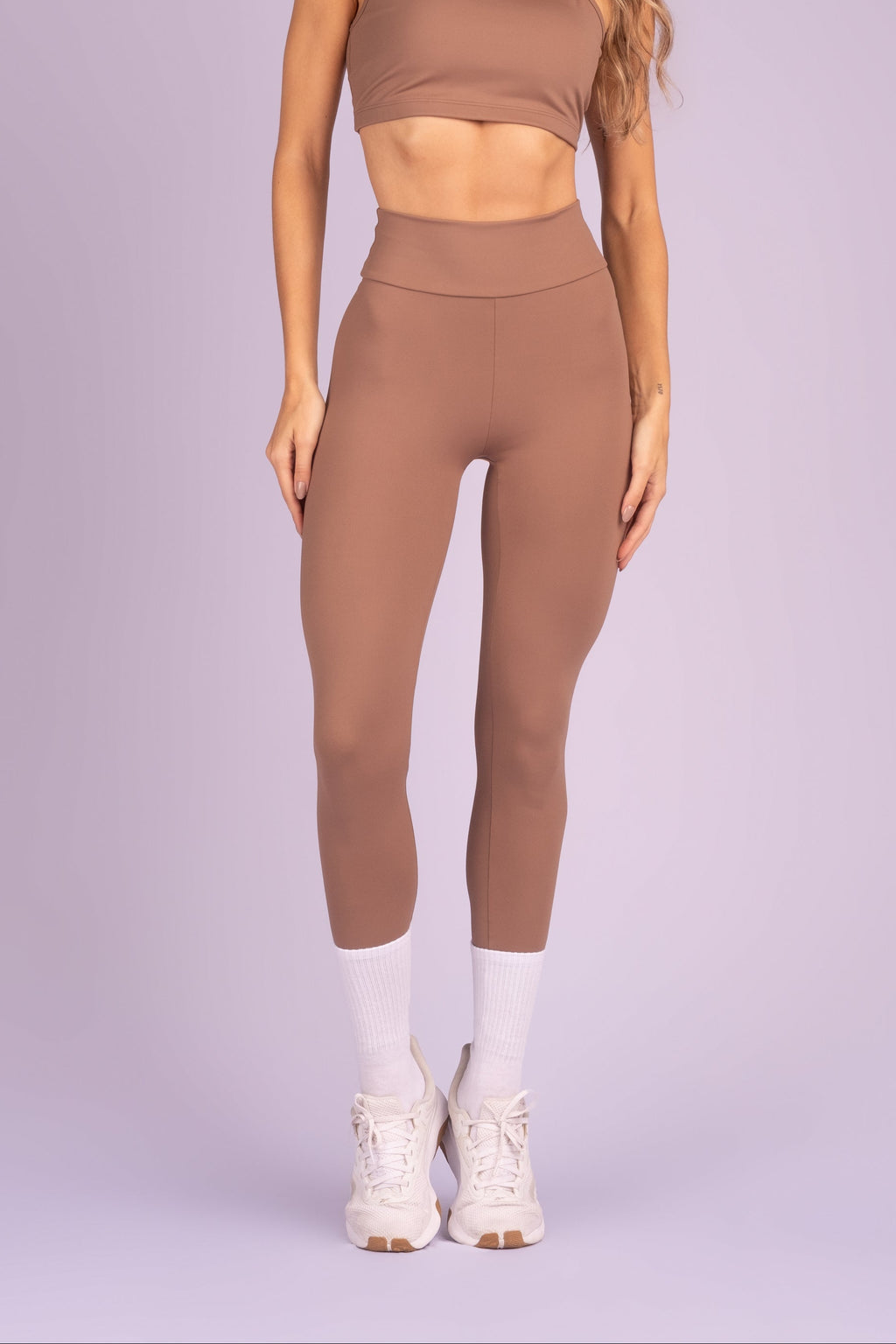 Basic Leggings – Brown Brazilian Coffee