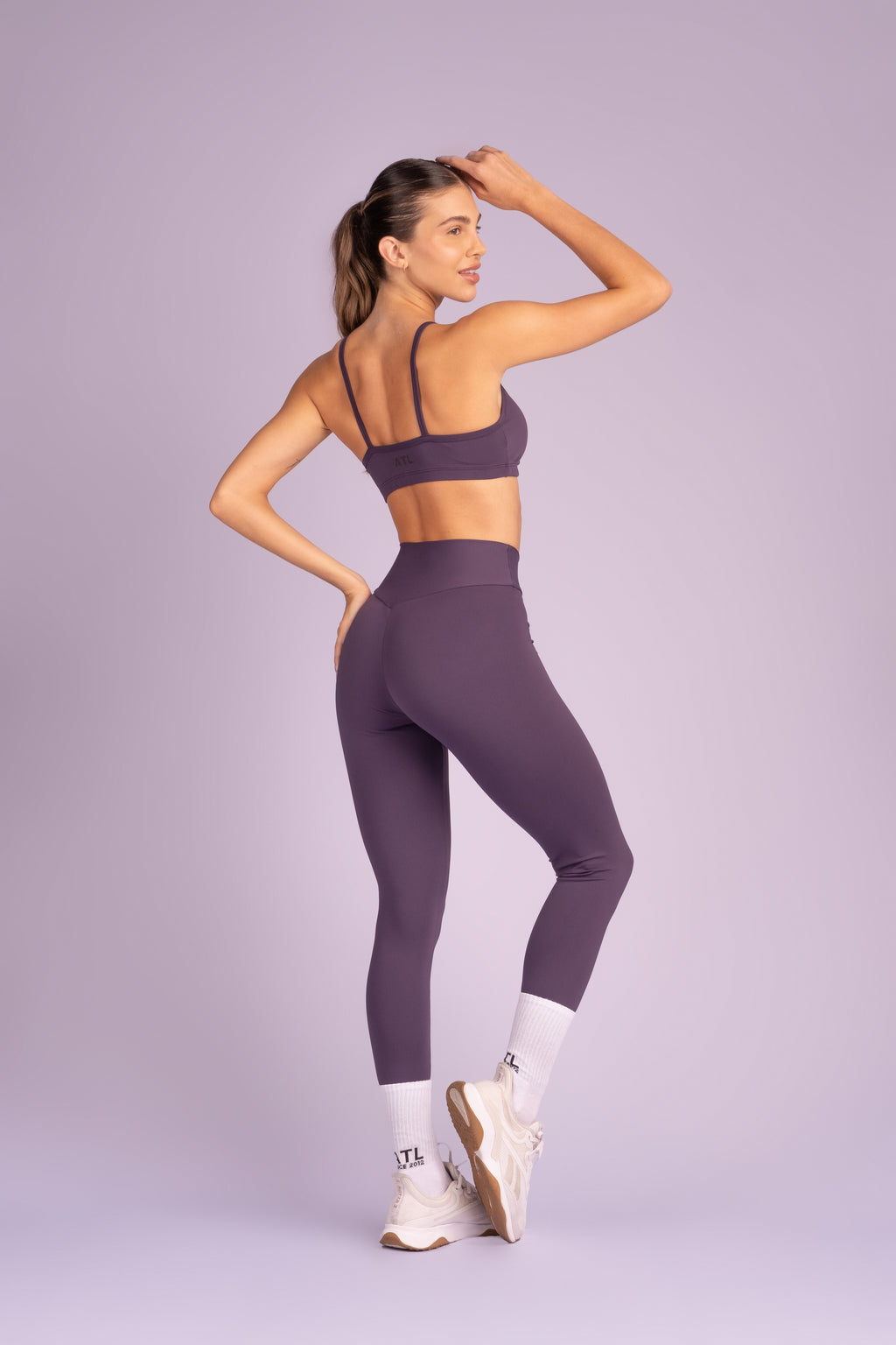 Ruched Top – Purple Amethyst from South