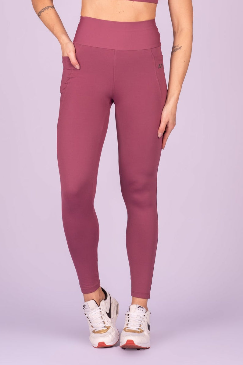 Sculpting Pocket Leggings – Pink Pitaya